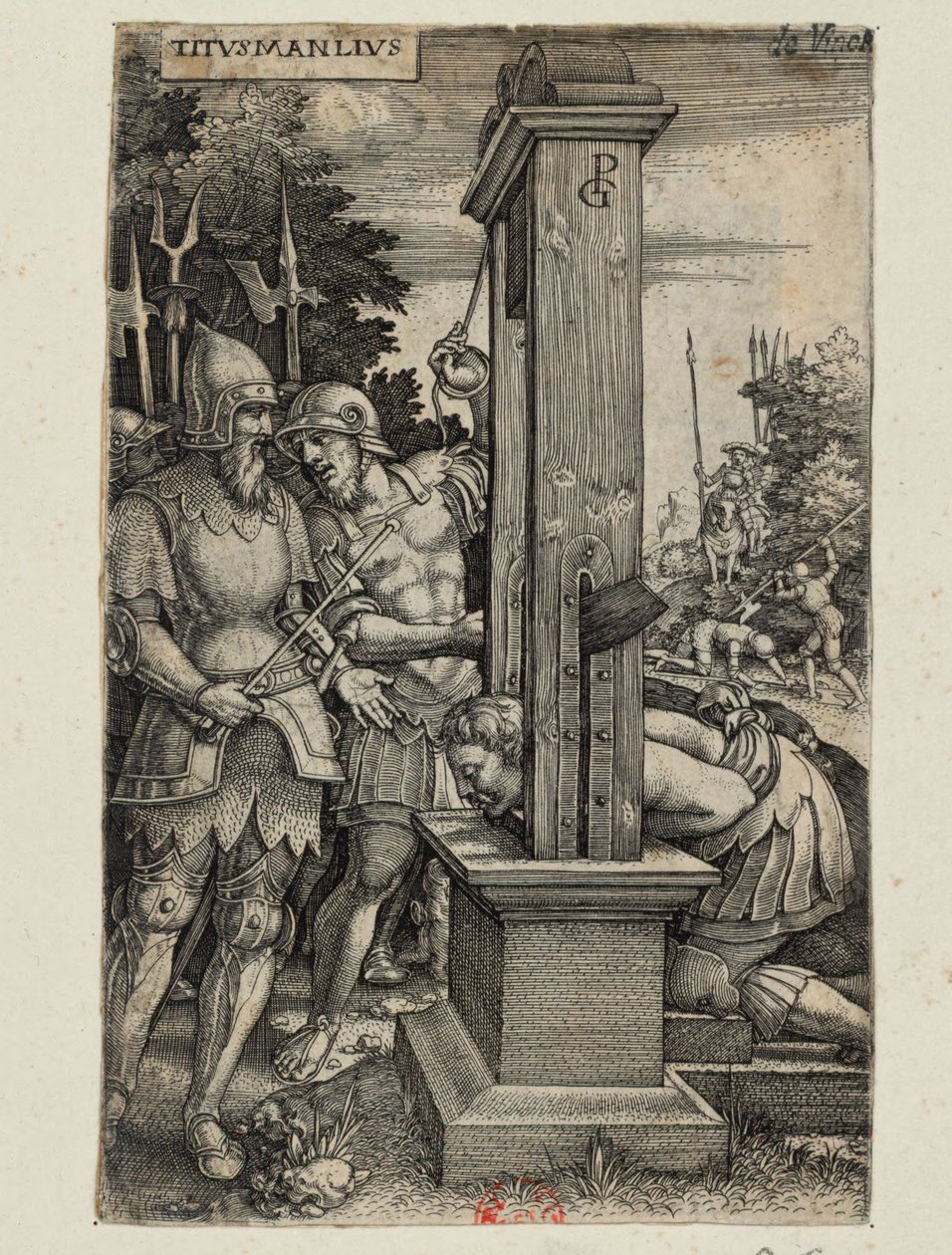 Tito Mânlio, c.1535 de Georg Pencz