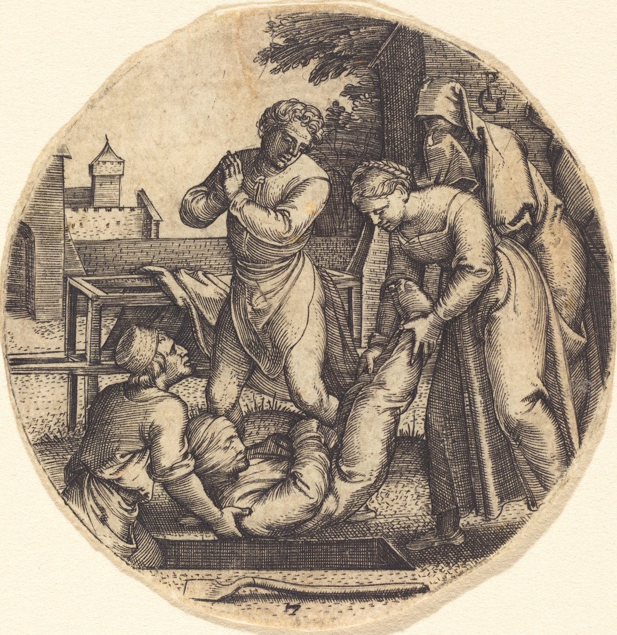Para enterrar os mortos de Georg Pencz