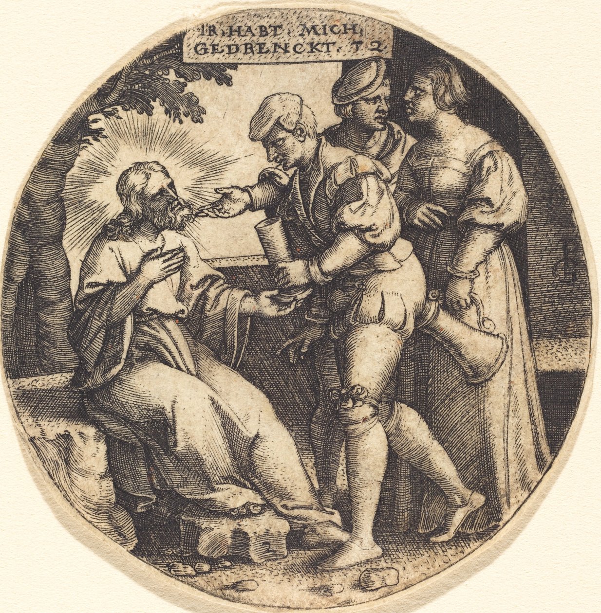 Para dar de beber aos sedentos de Georg Pencz