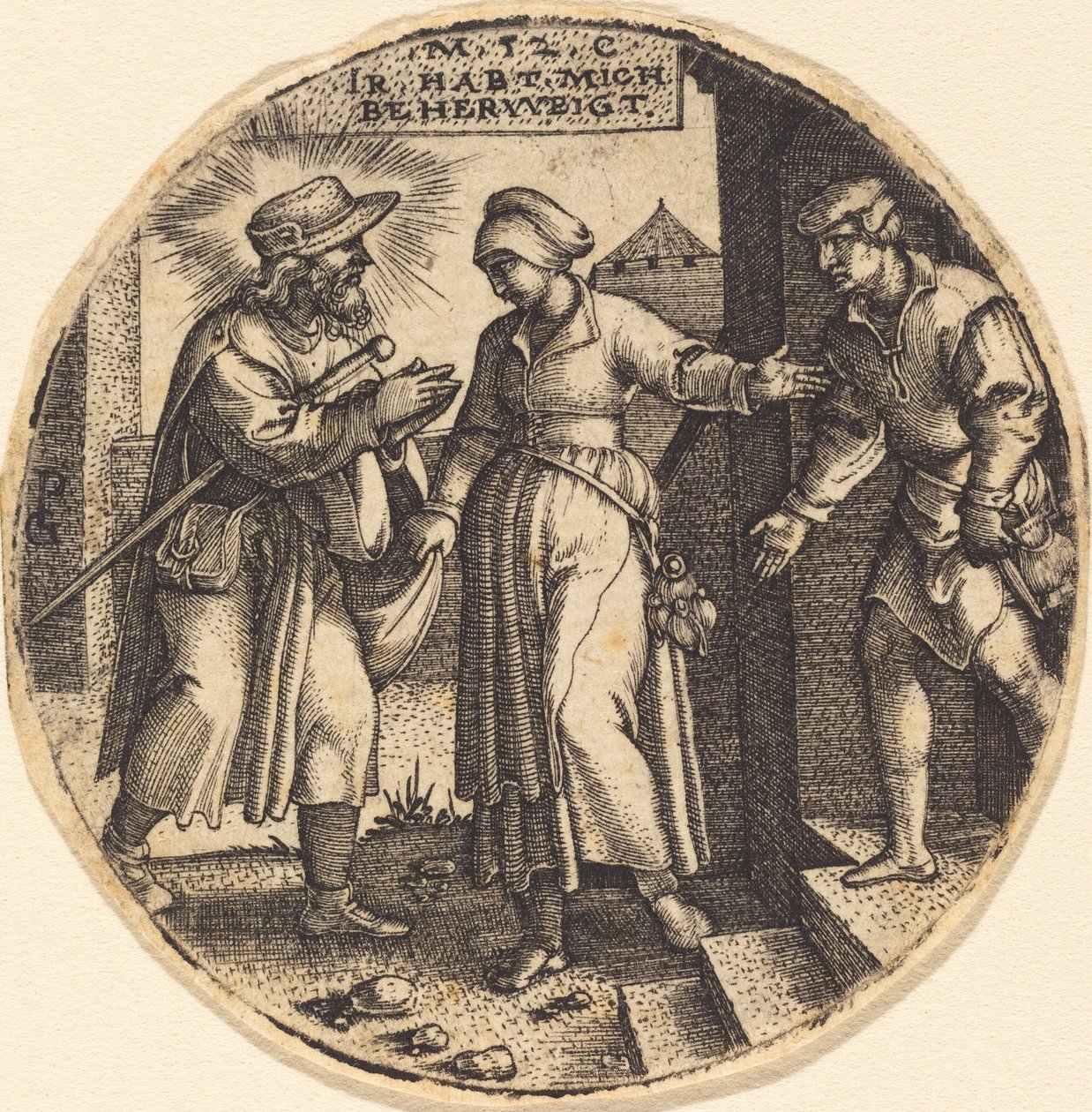 Para abrigar os peregrinos de Georg Pencz