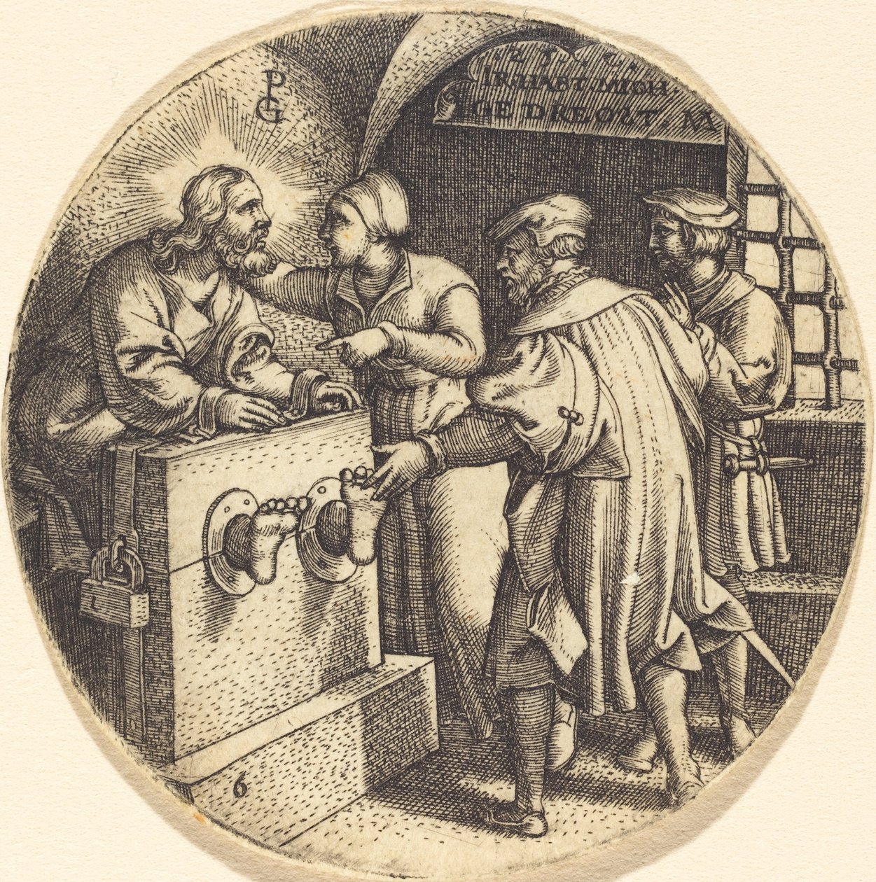 Para visitar os presos de Georg Pencz