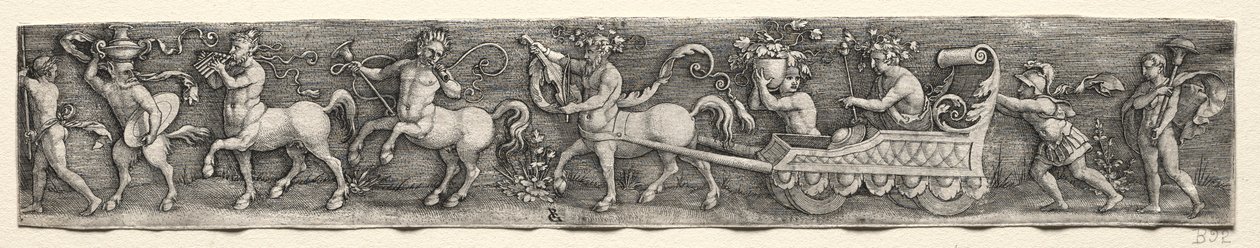 Triunfo de Baco, c. 1539 de Georg Pencz
