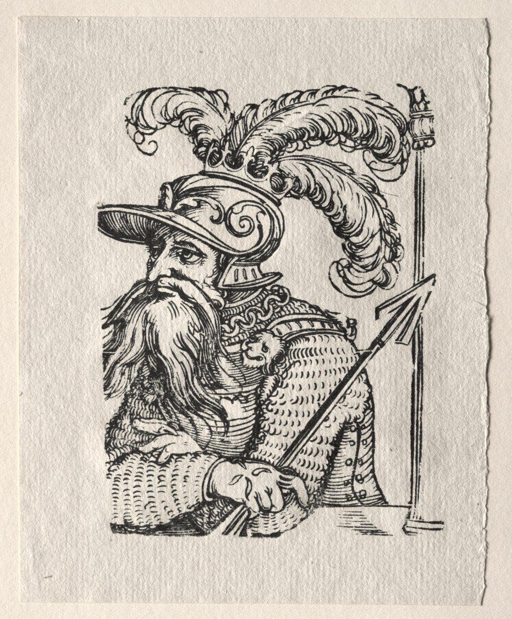 Tiranos do Antigo Testamento: Acabe de Georg Pencz