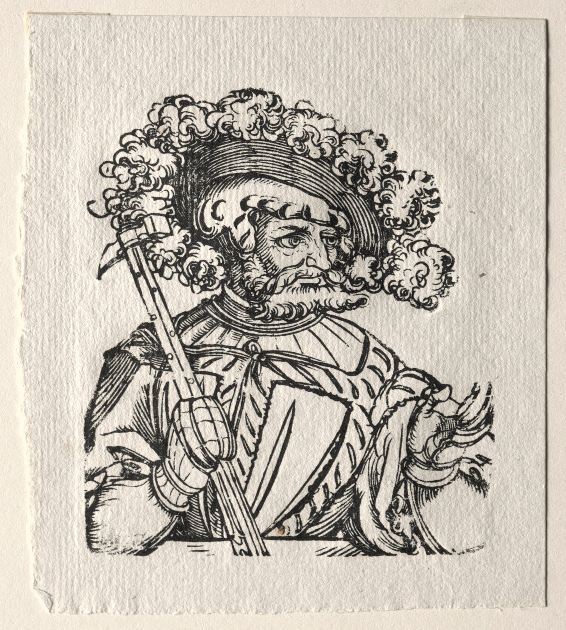 Tiranos do Antigo Testamento: Holofernes. de Georg Pencz