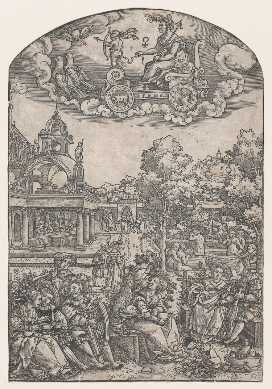 Vênus, de Os Sete Planetas. de Georg Pencz