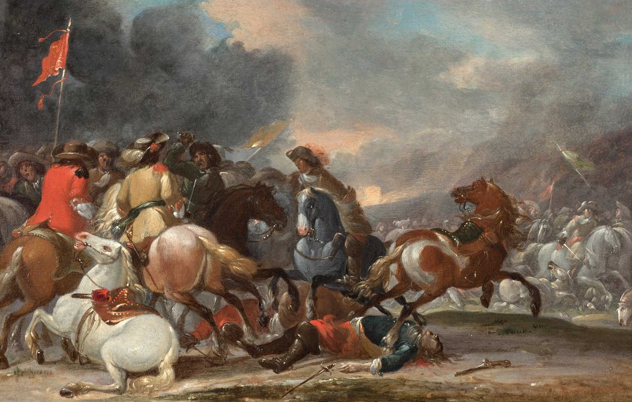 Batalha equestre de Georg Philipp Rugendas