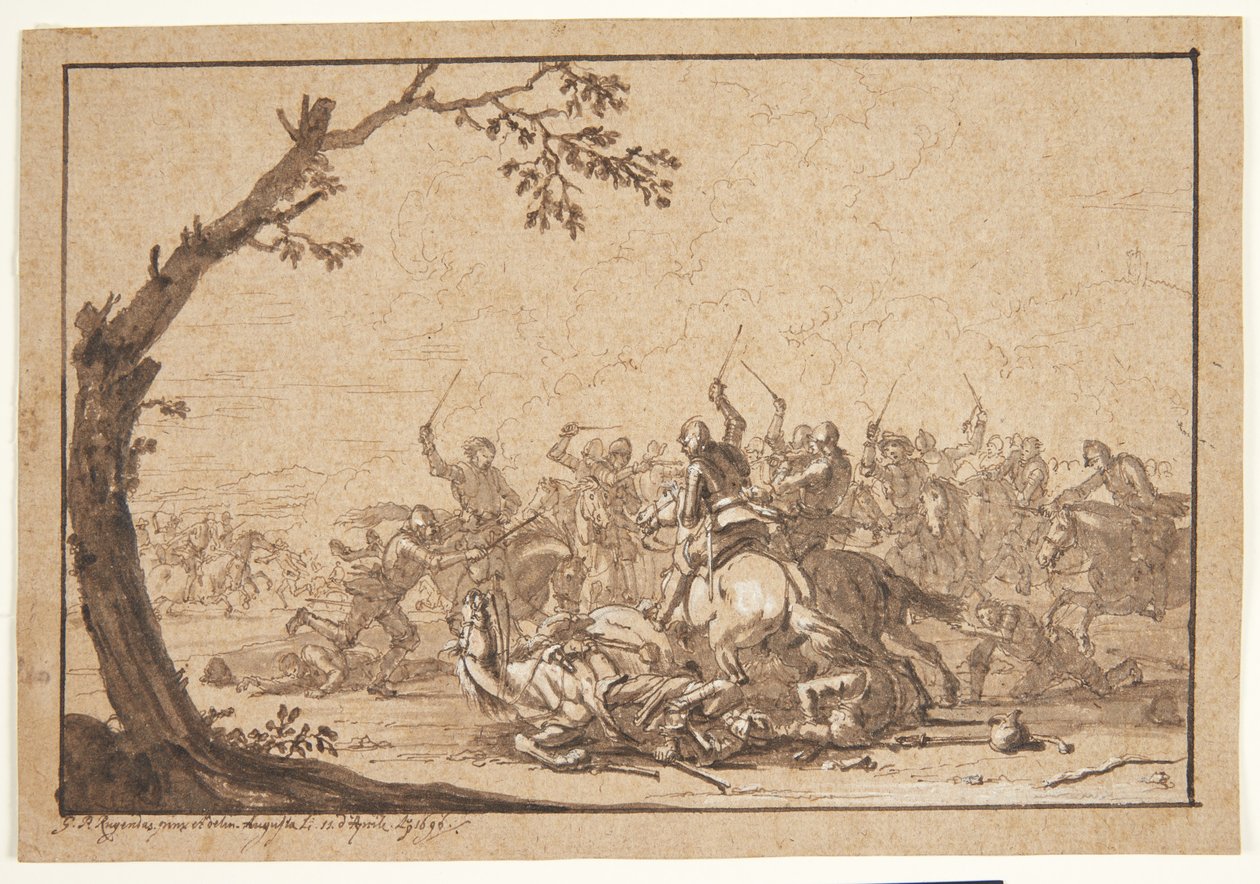 Esgrima equestre de Georg Philipp Rugendas