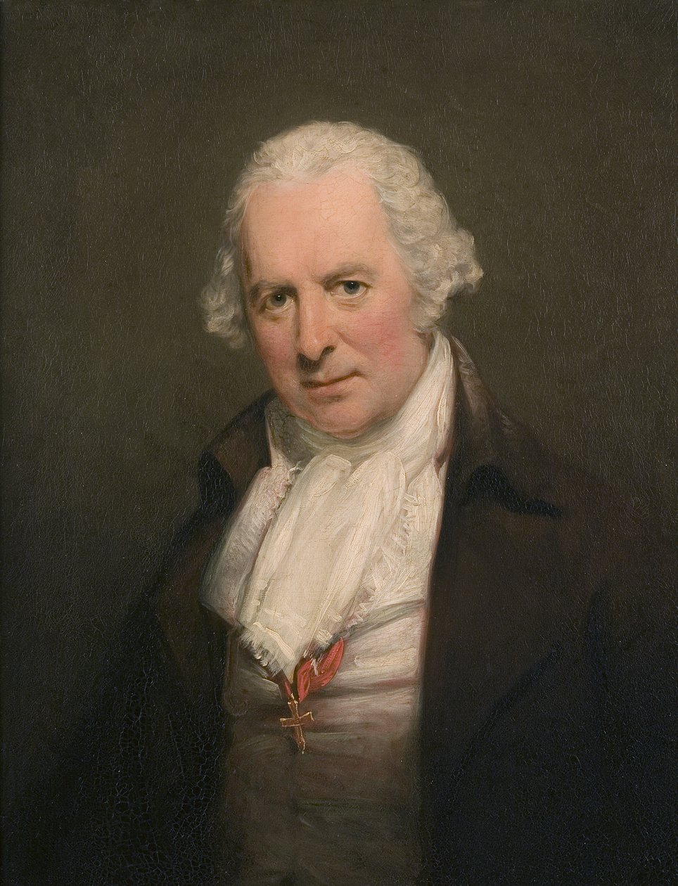 Retrato do dentista Bartholomew Ruspini de Georg Romney