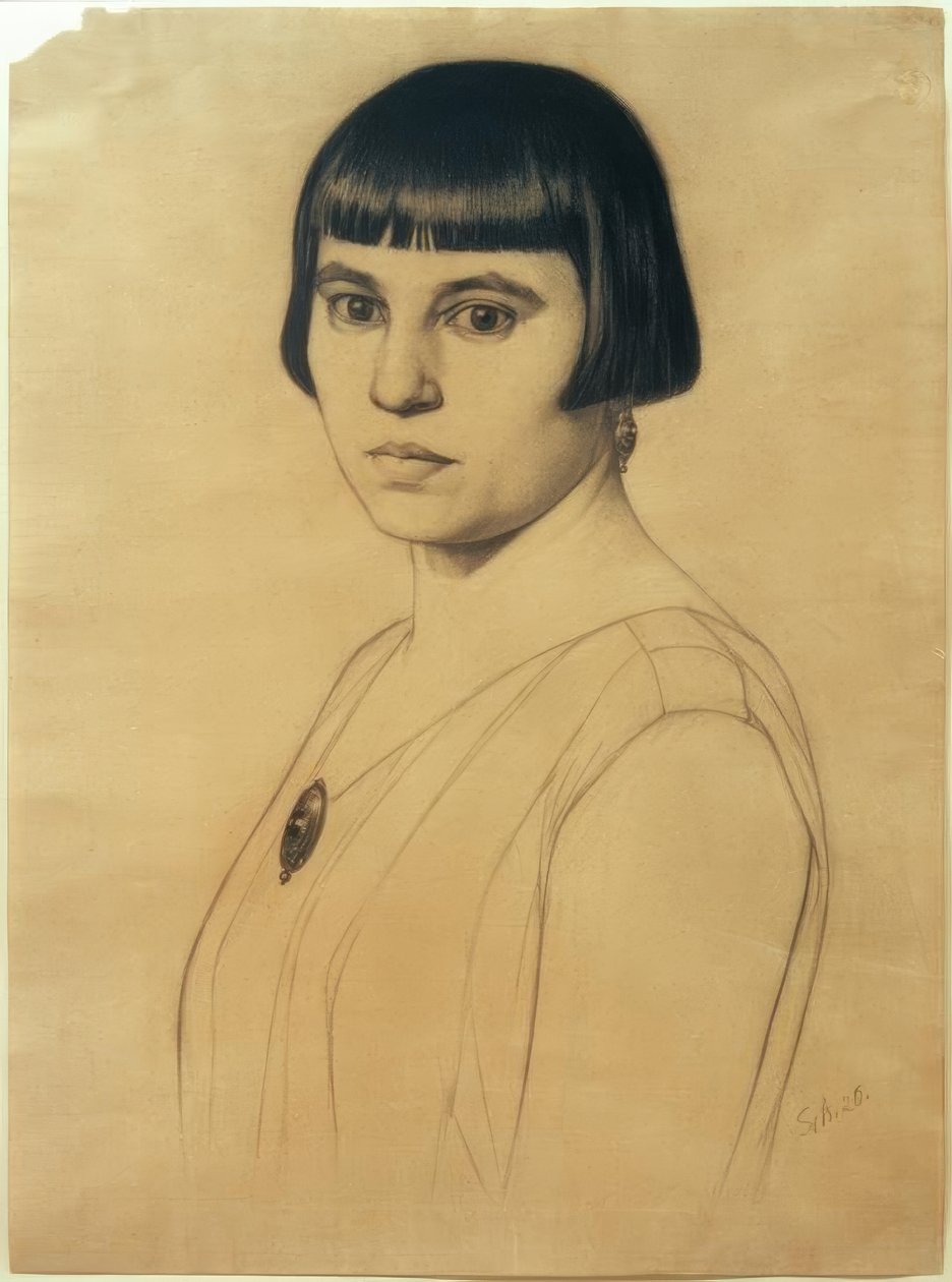 G. Scholz, Retrato Elisabeth Scholz de Georg Scholz