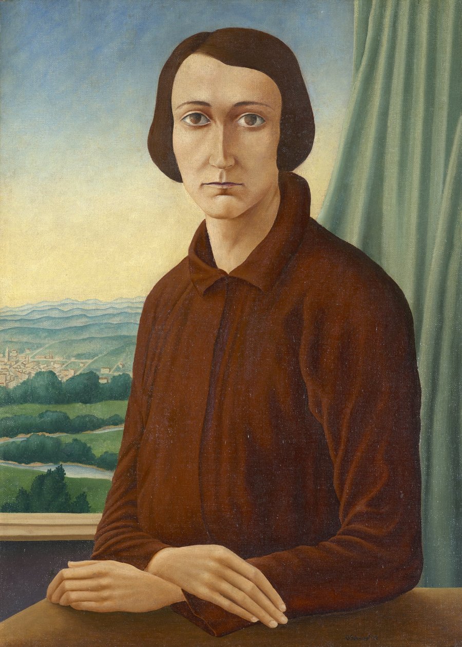 Hedwig Schrimpf, a segunda esposa do artista de Georg Schrimpf
