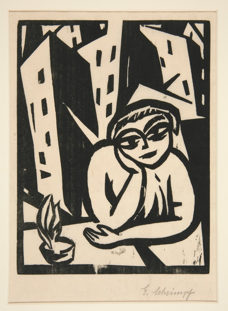 Mulher à Janela de Georg Schrimpf