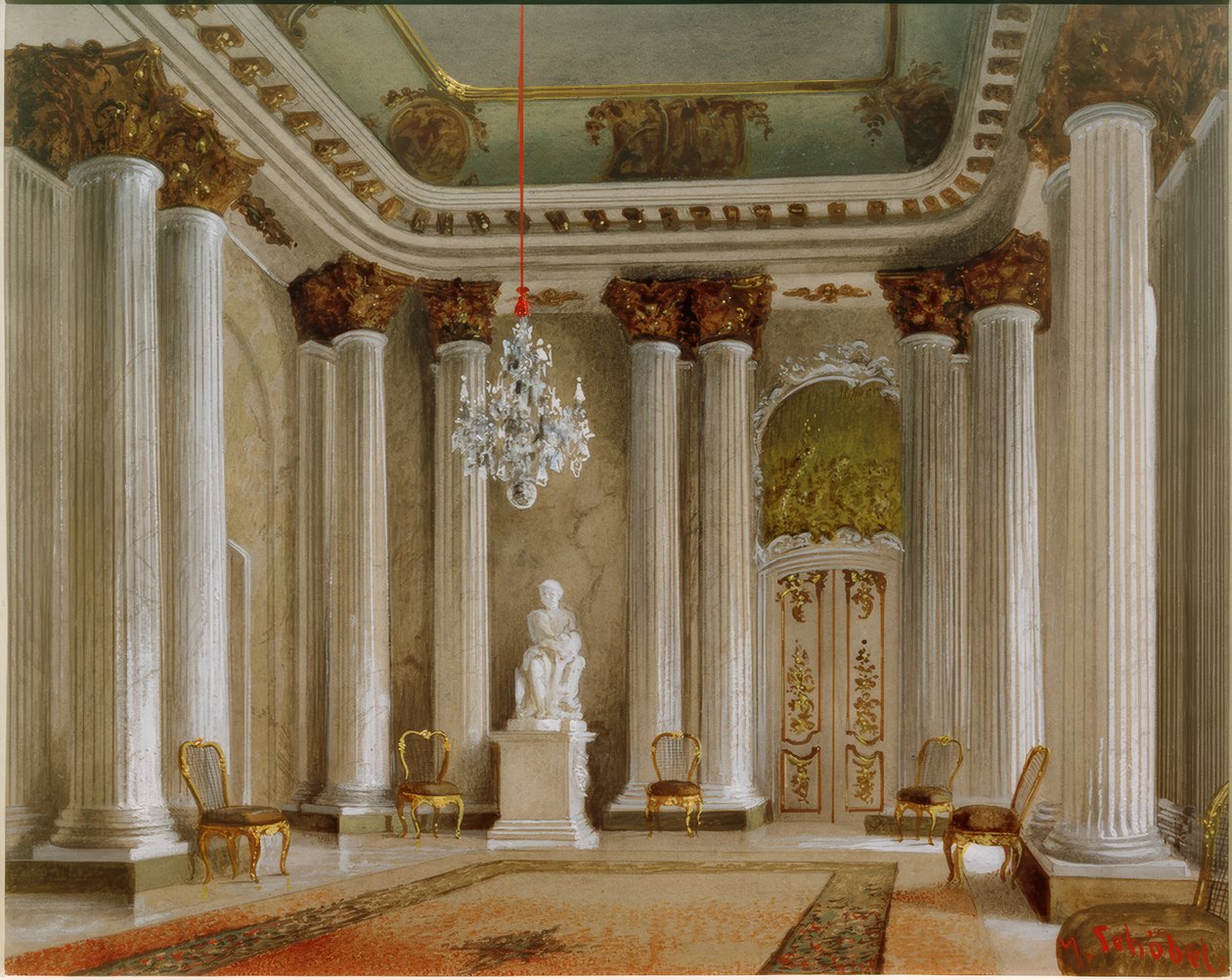 Palácio Sanssouci Vestíbulo de Georg Schöbel