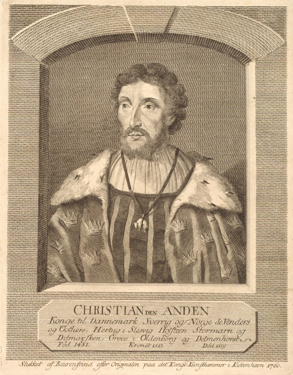 Cristiano II de Georg Vilhelm Baurenfeind