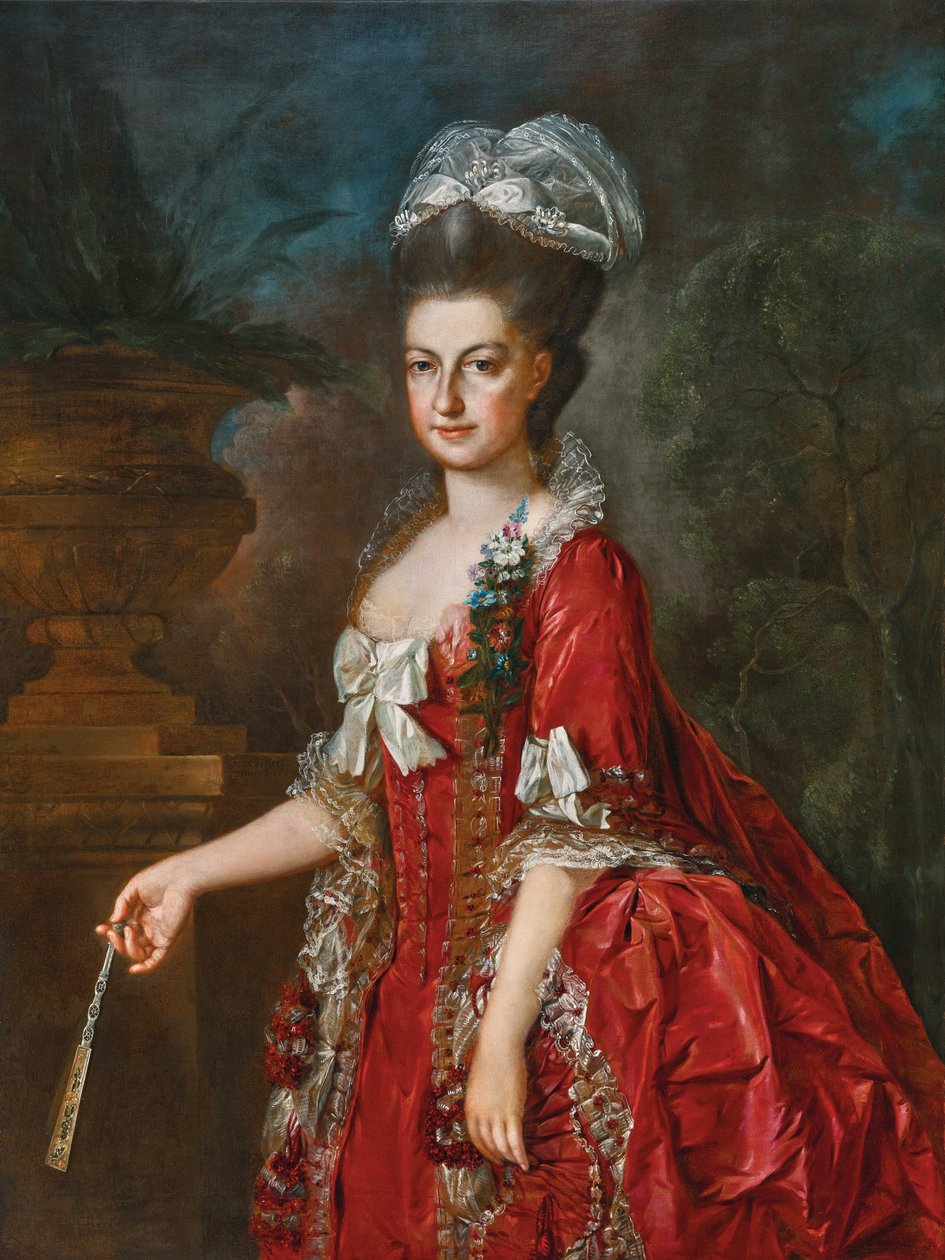 Johann Georg Weikert Retrato de Maria Cristina da Áustria 1778 de Georg Weikert