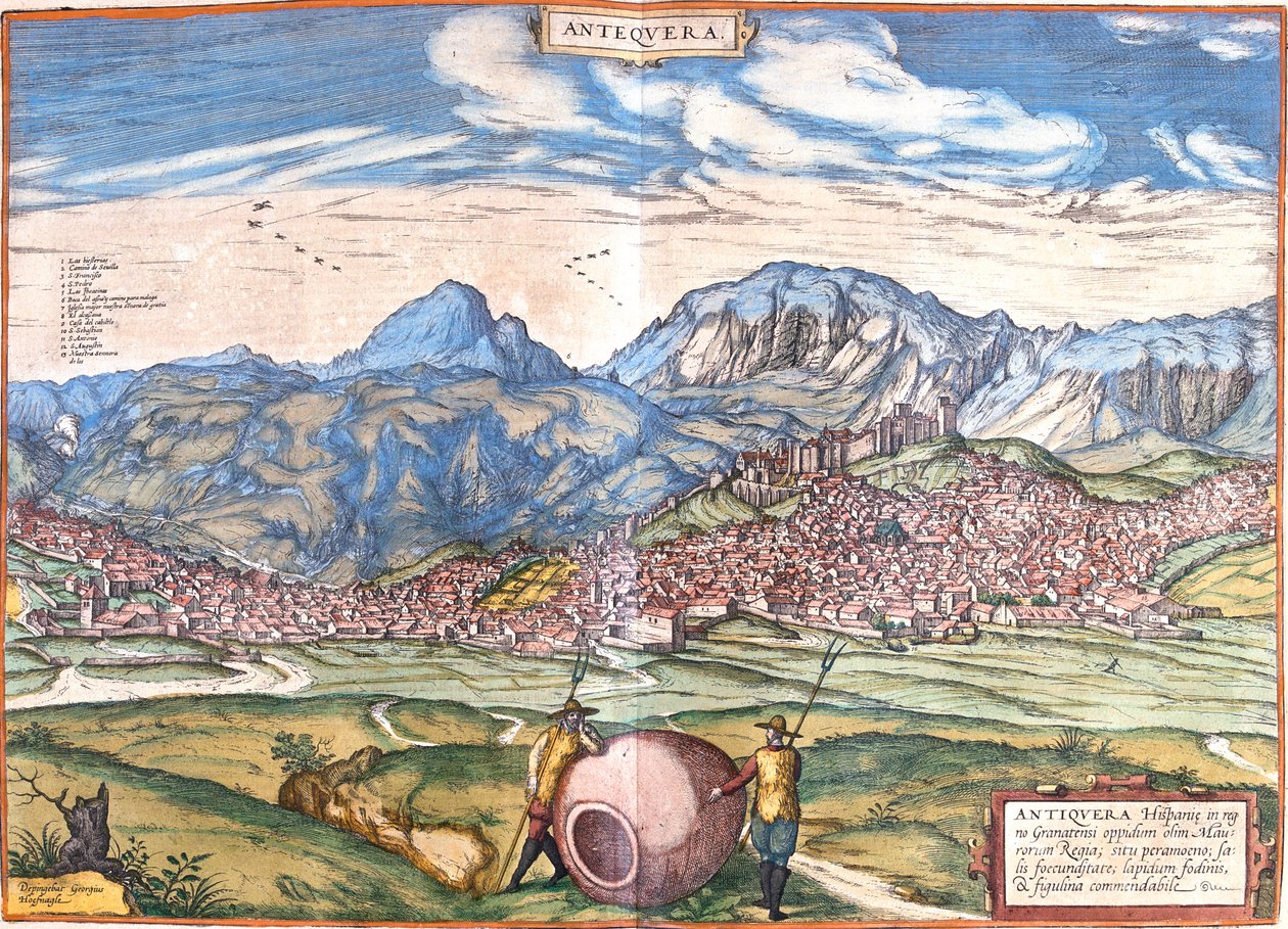 Antequera, Espanha de Georg and Hogenberg Franz (1535 90) Braun