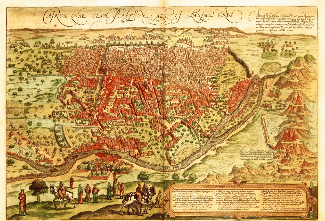 Cairo, Egito de Georg and Hogenberg Franz (1535 90) Braun