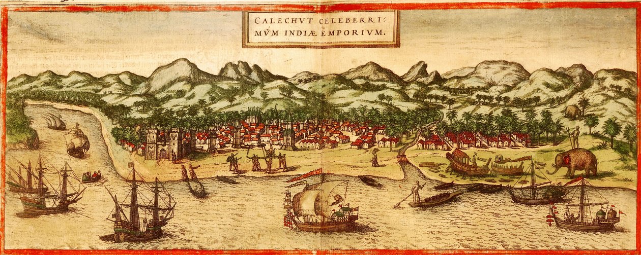 Calicute de Georg and Hogenberg Franz (1535 90) Braun