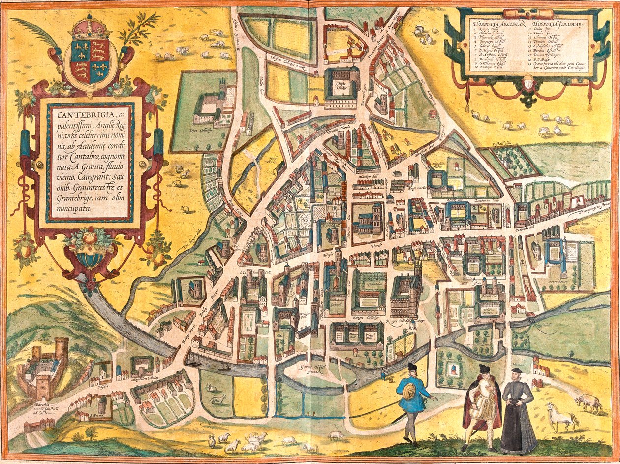 Cambridge, Grã-Bretanha de Georg and Hogenberg Franz (1535 90) Braun