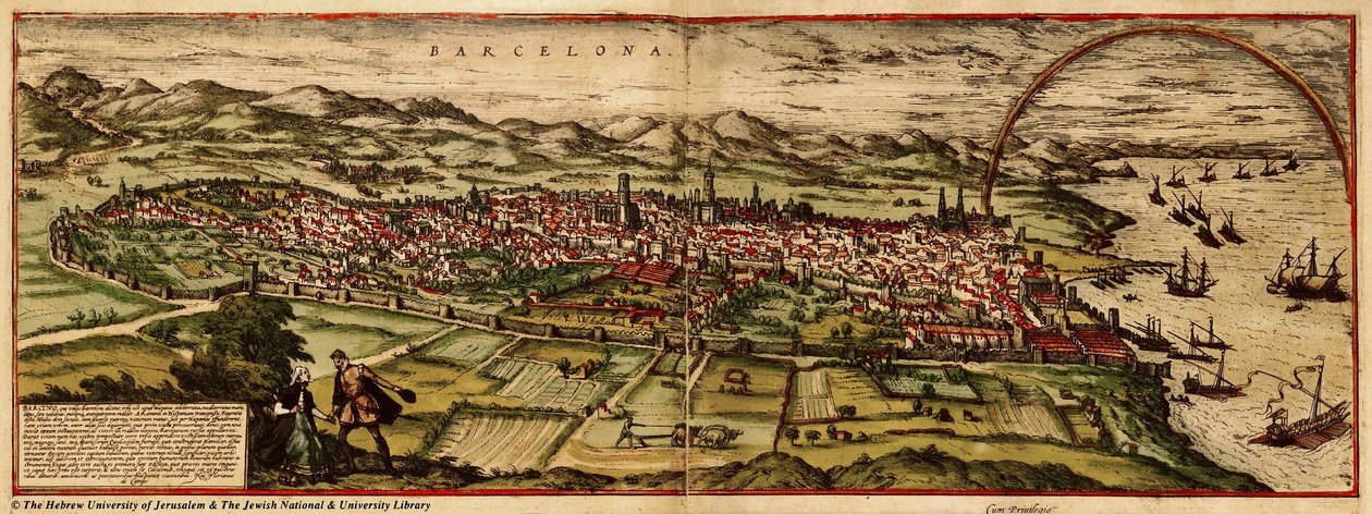 Catalon Town de Georg and Hogenberg Franz (1535 90) Braun