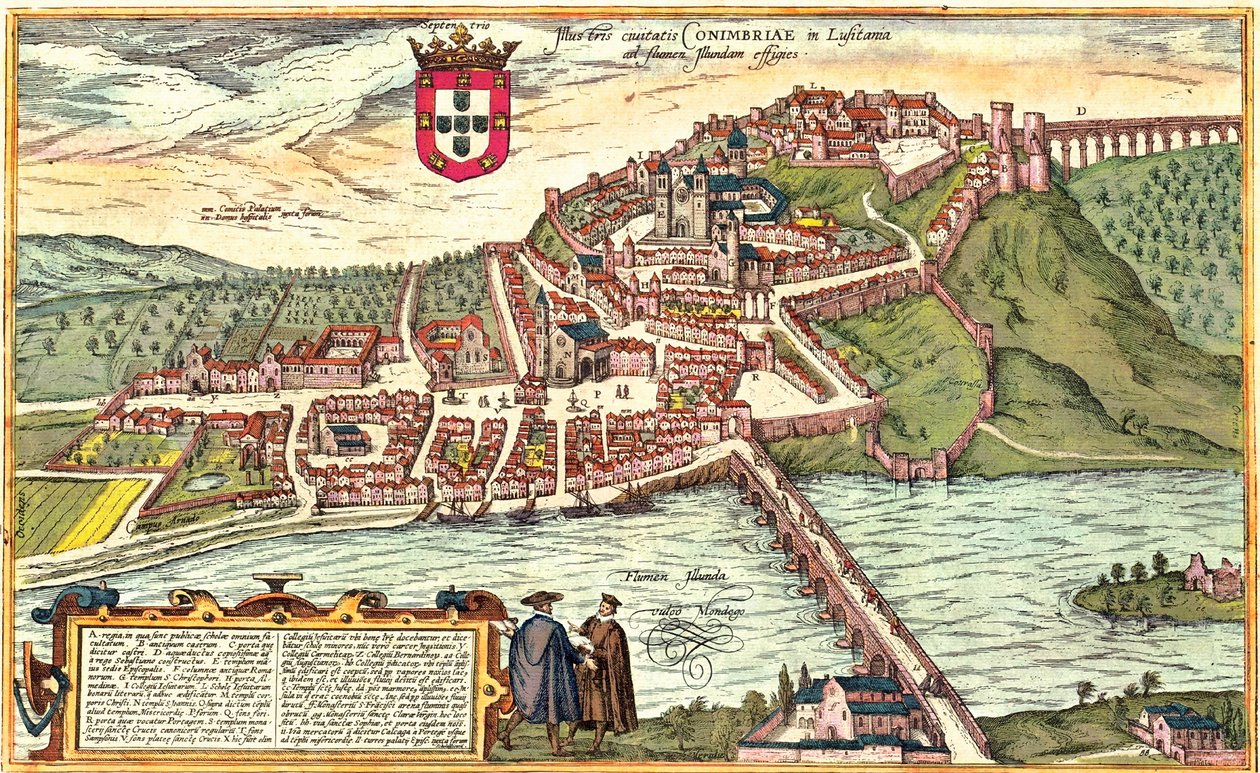 Coimbra, Portugal de Georg and Hogenberg Franz (1535 90) Braun