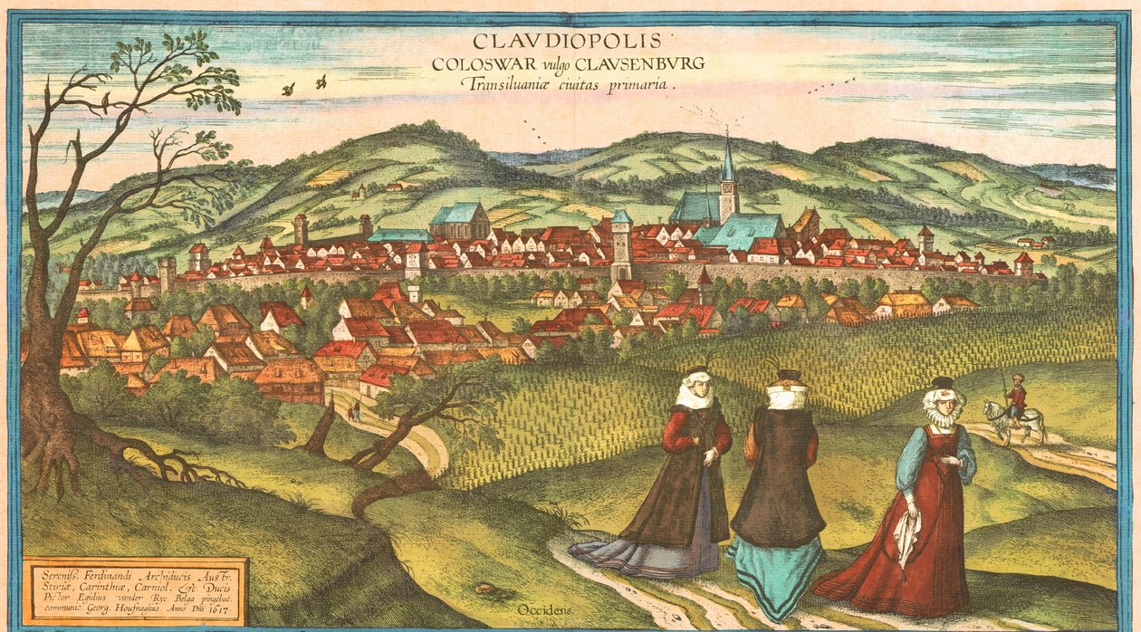 Dacia, Roménia de Georg and Hogenberg Franz (1535 90) Braun