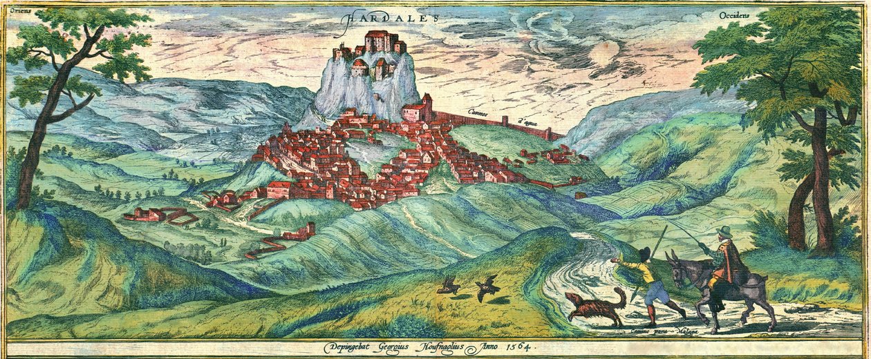 Cidade de Málaga de Georg and Hogenberg Franz (1535 90) Braun