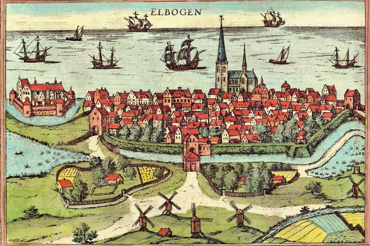 Malmo, Suécia de Georg and Hogenberg Franz (1535-90) Braun