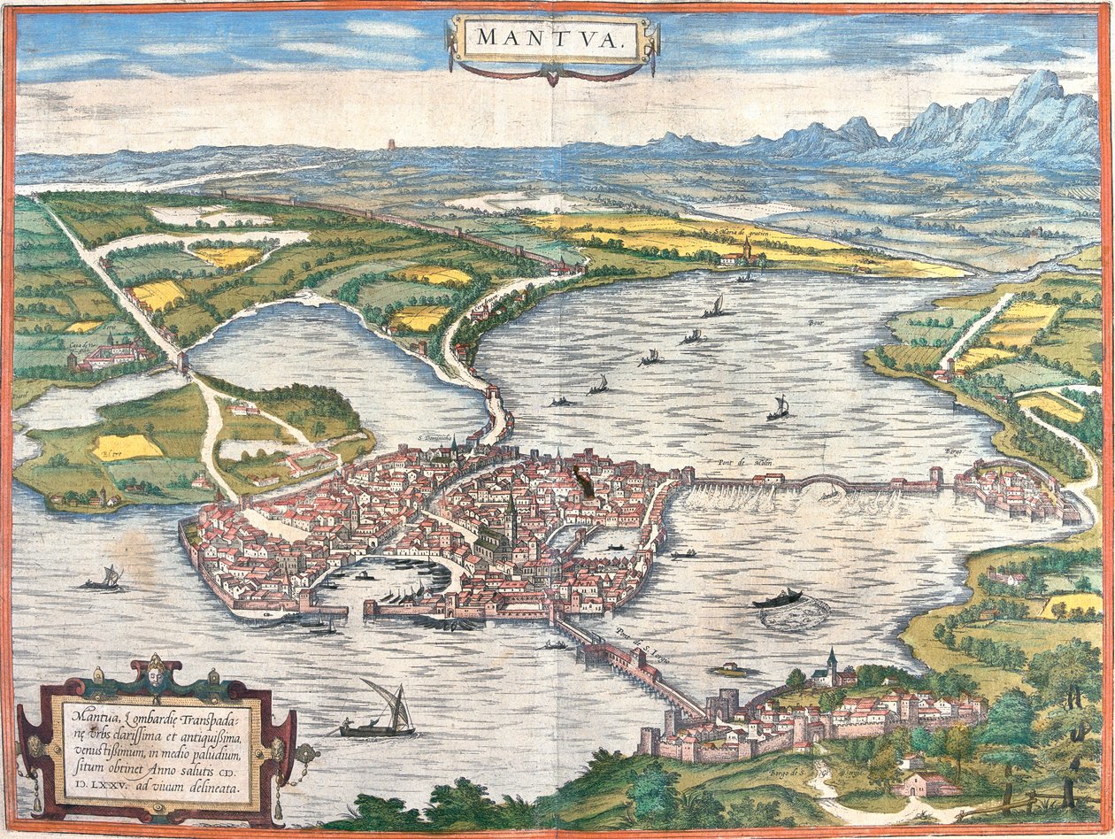 Mântua, Itália de Georg and Hogenberg Franz (1535 90) Braun