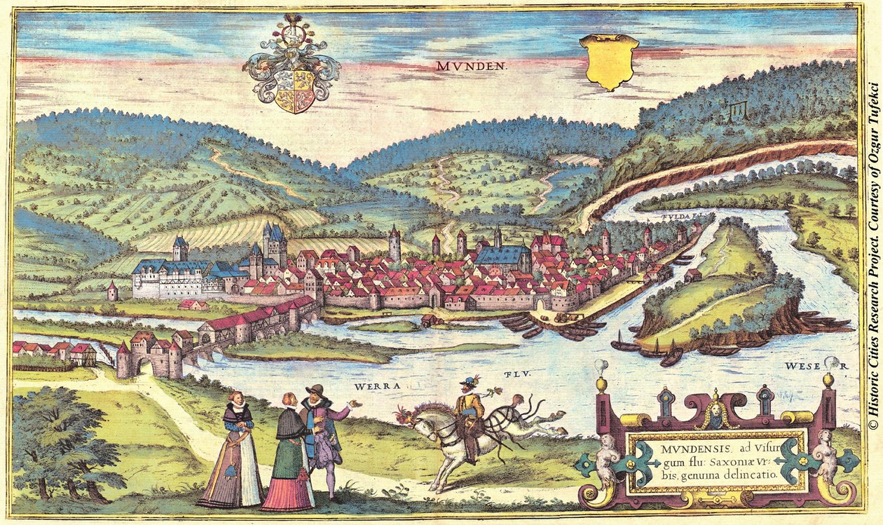 Munt, Munden, Suíça de Georg and Hogenberg Franz (1535 90) Braun