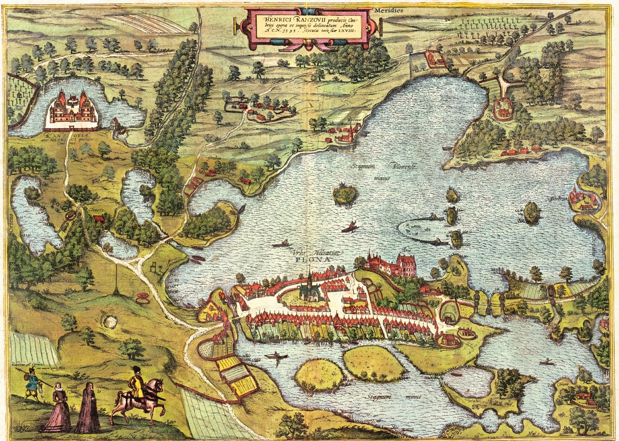 Plon, Alemanha de Georg and Hogenberg Franz (1535 90) Braun