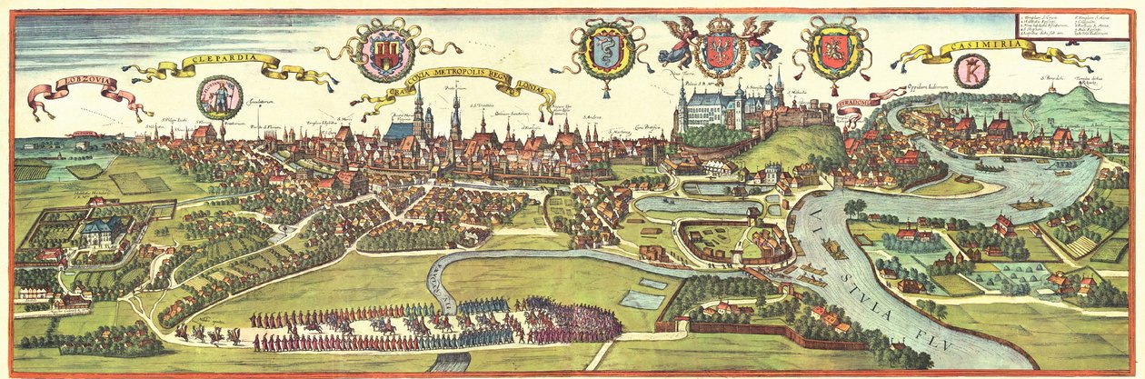 Polónia de Georg and Hogenberg Franz (1535 90) Braun