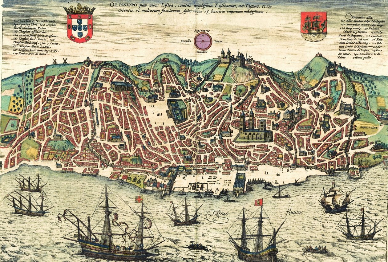 Portugal de Georg and Hogenberg Franz (1535 90) Braun