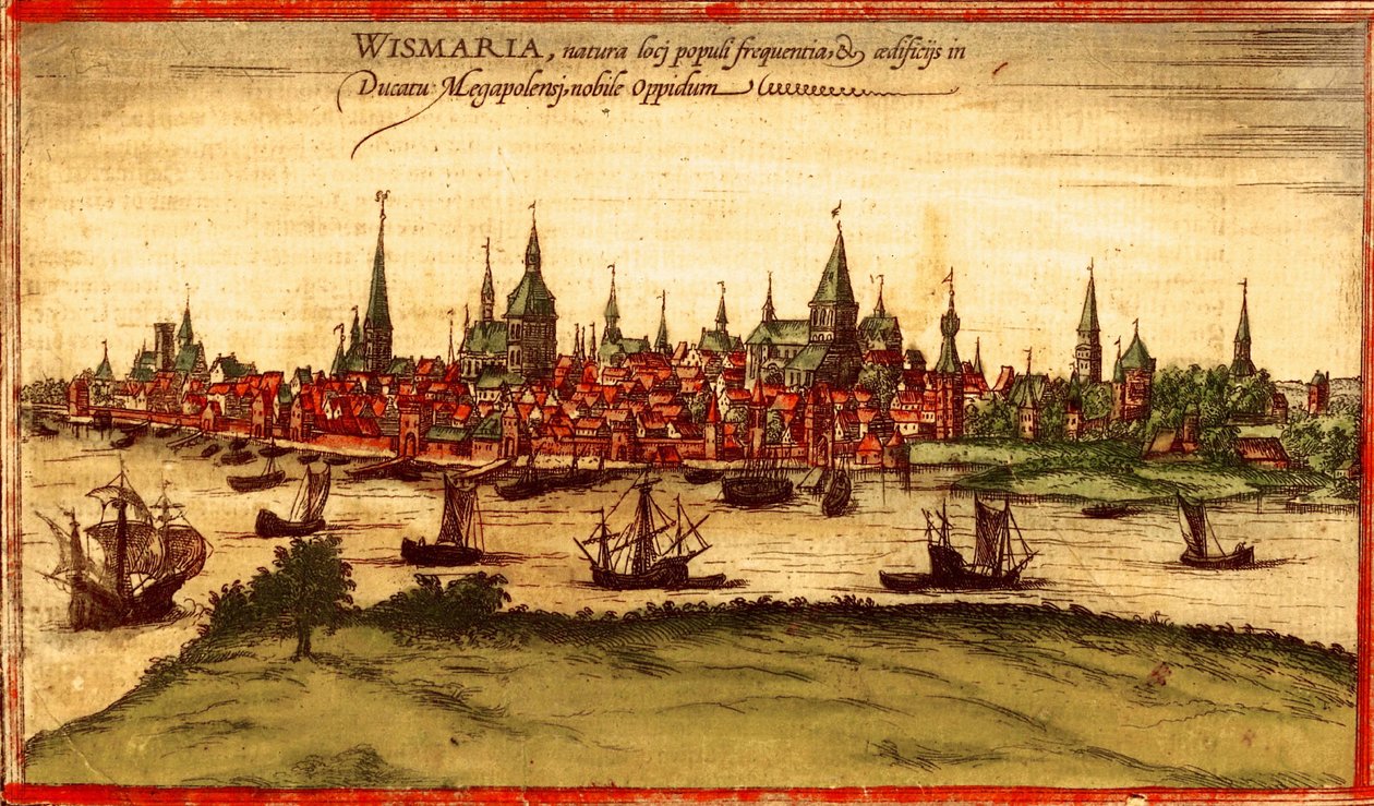 Rostock, Alemanha de Georg and Hogenberg Franz (1535 90) Braun