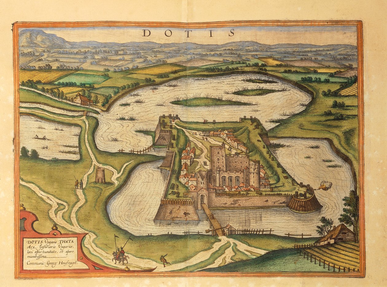 Tata, Dotis do Civitates Orbis Terrarum de Georg Braun de Georg Braun and Hogenberg Franz