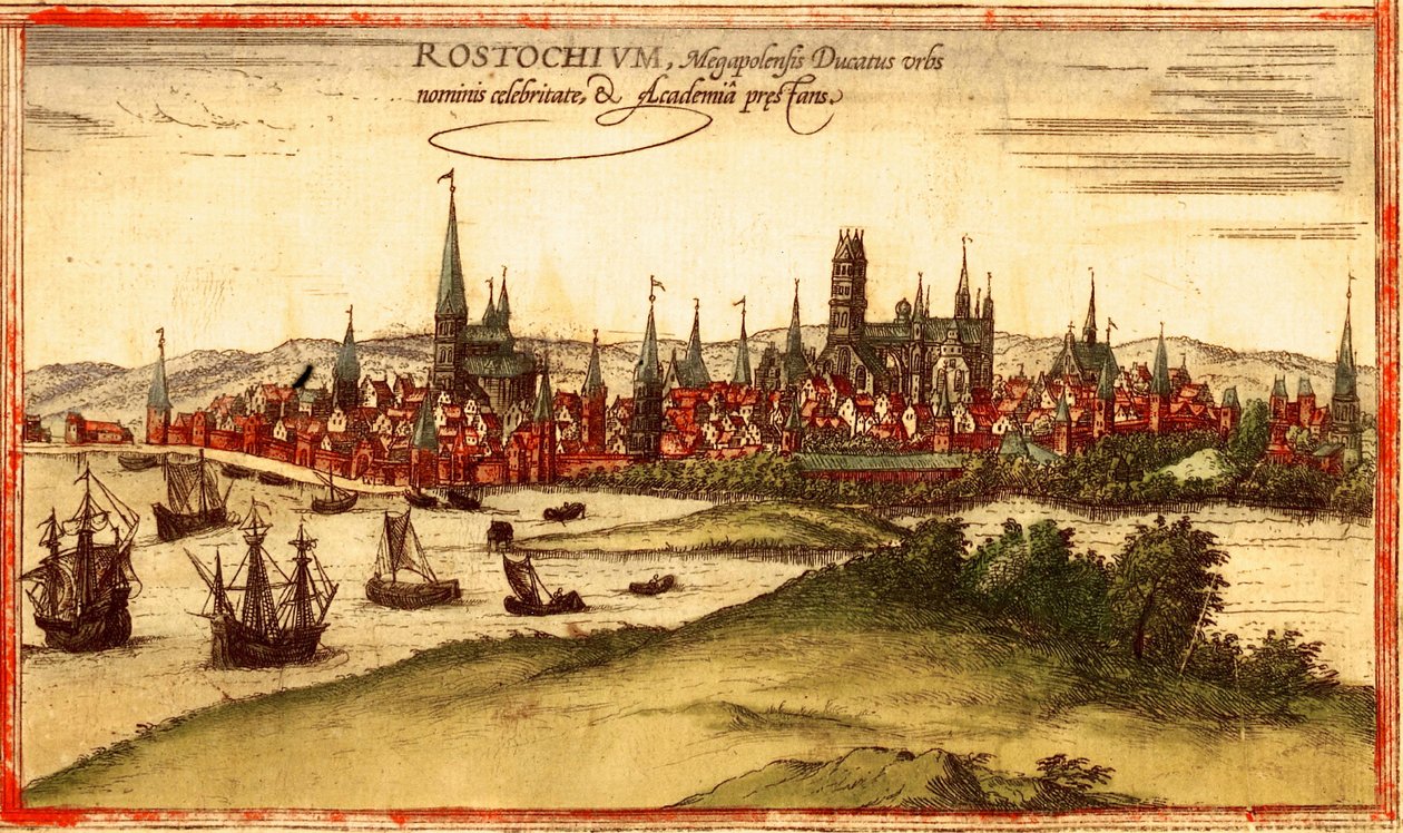Wismar, Alemanha de Georg and Hogenberg Franz (1535 90) Braun
