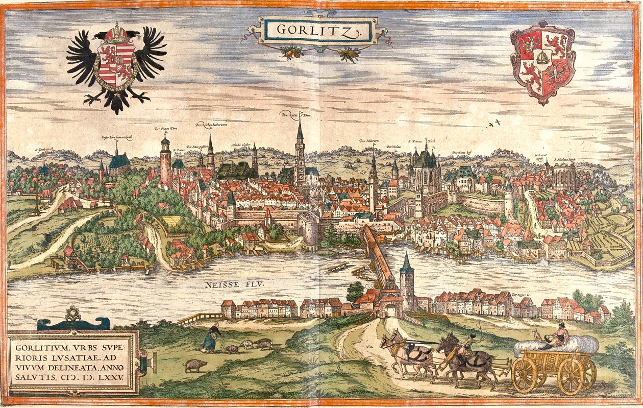 Görlitz, Alemanha de Georg and Hogenberg Franz (1535 90) Braun