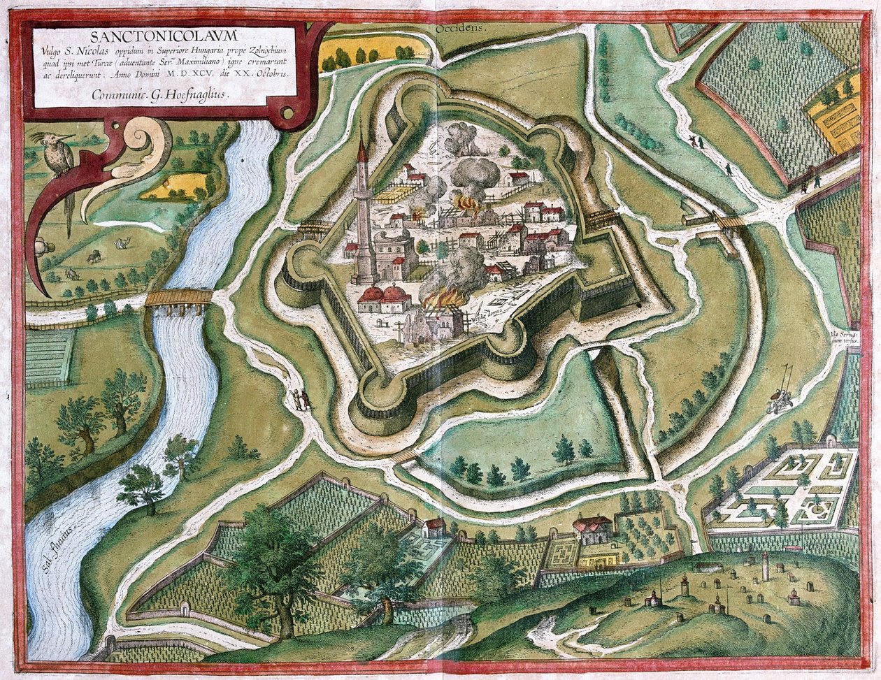 Torokszentmiklos, Hungria (gravura de Georg Braun and Hogenberg Franz
