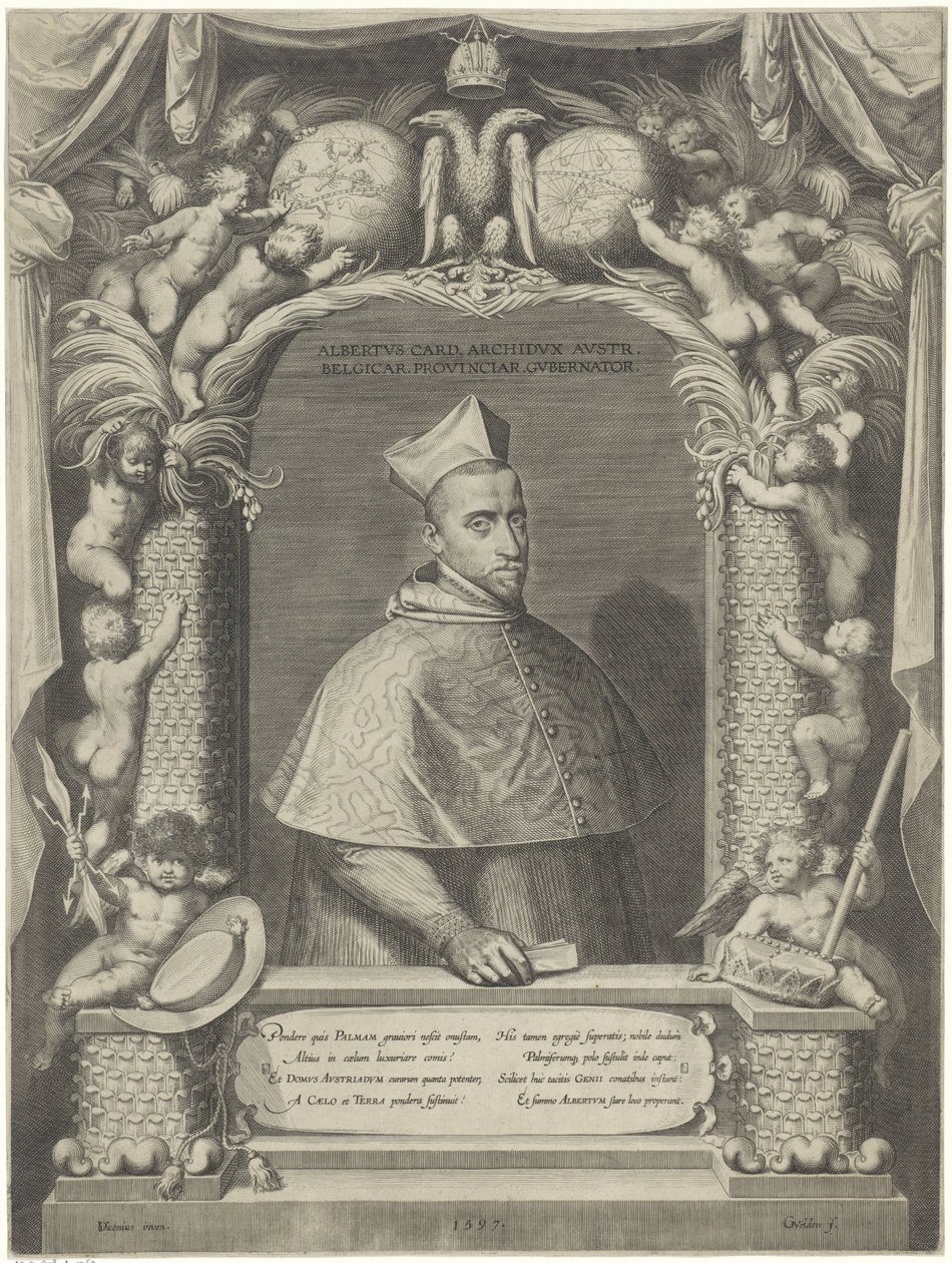 Retrato de Albrecht, Arquiduque da Áustria, no manto do cardeal de Georg van de Velden