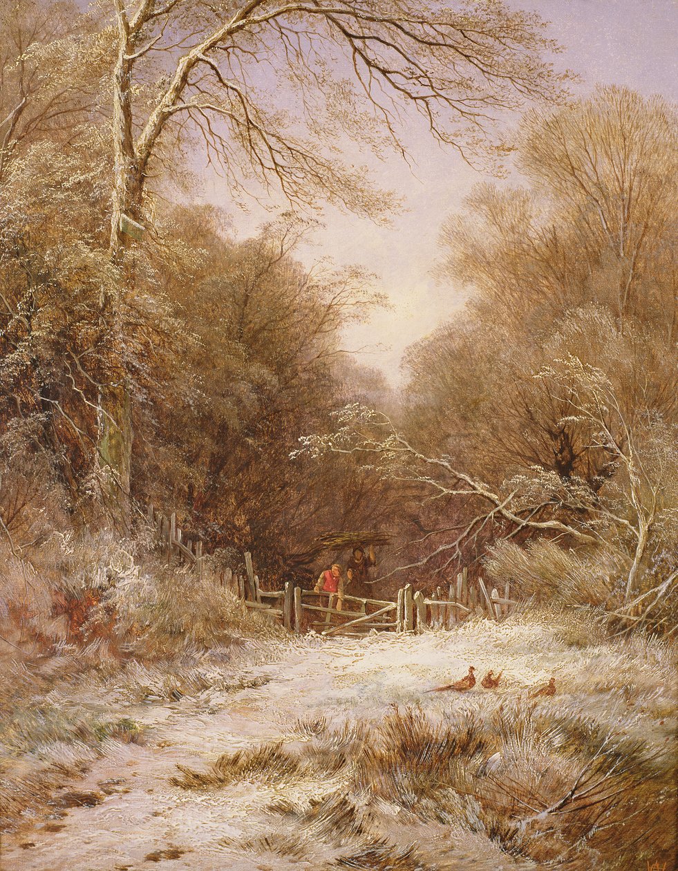 A pista: manhã de inverno de George Alfred Williams