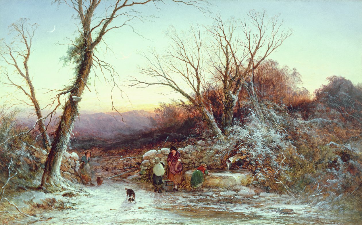 A primavera na estrada: noite de inverno de George Alfred Williams