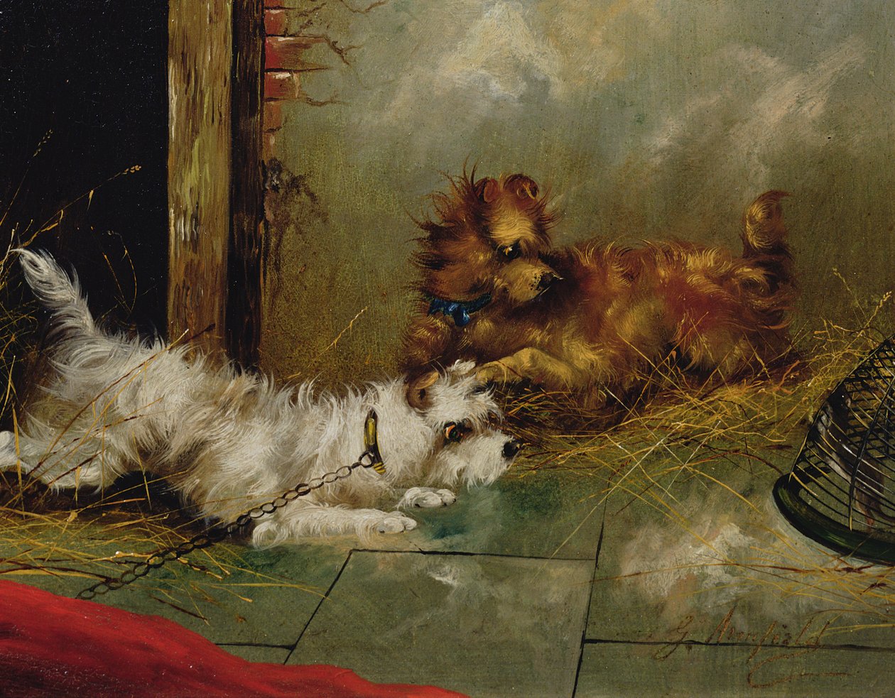 Terriers Jogando de George Armfield