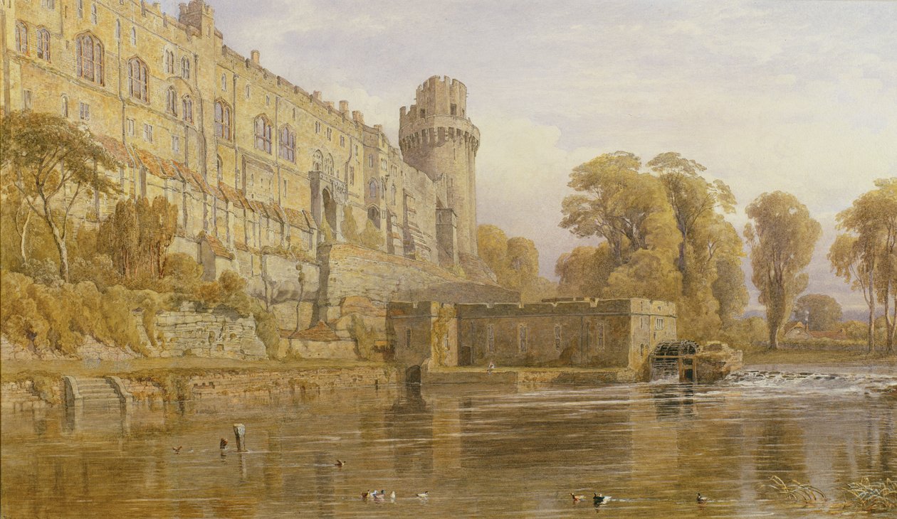 Castelo de Warwick da Avon de George Arthur Fripp