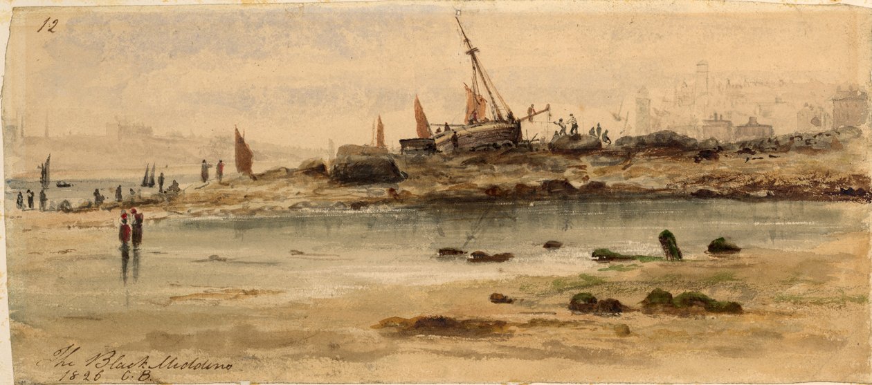 The Black Middens, North Shields de George Balmer