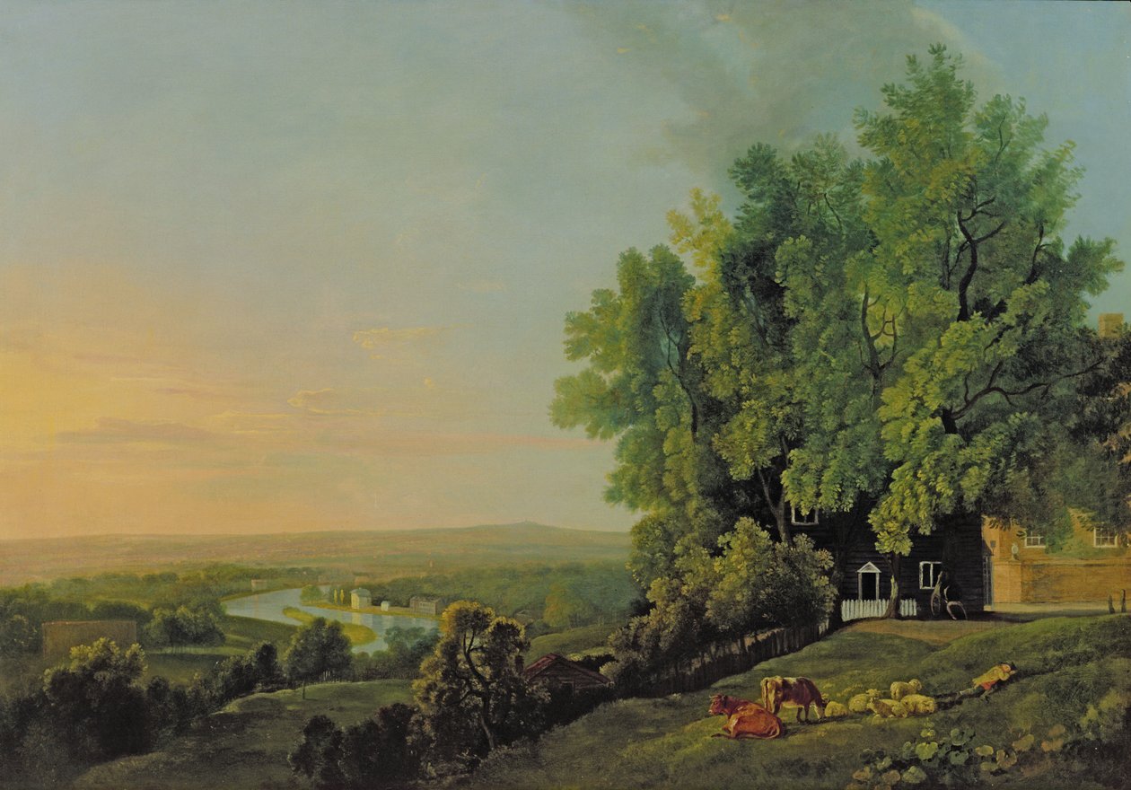 Vista de Richmond, c.1790 de George Baratt