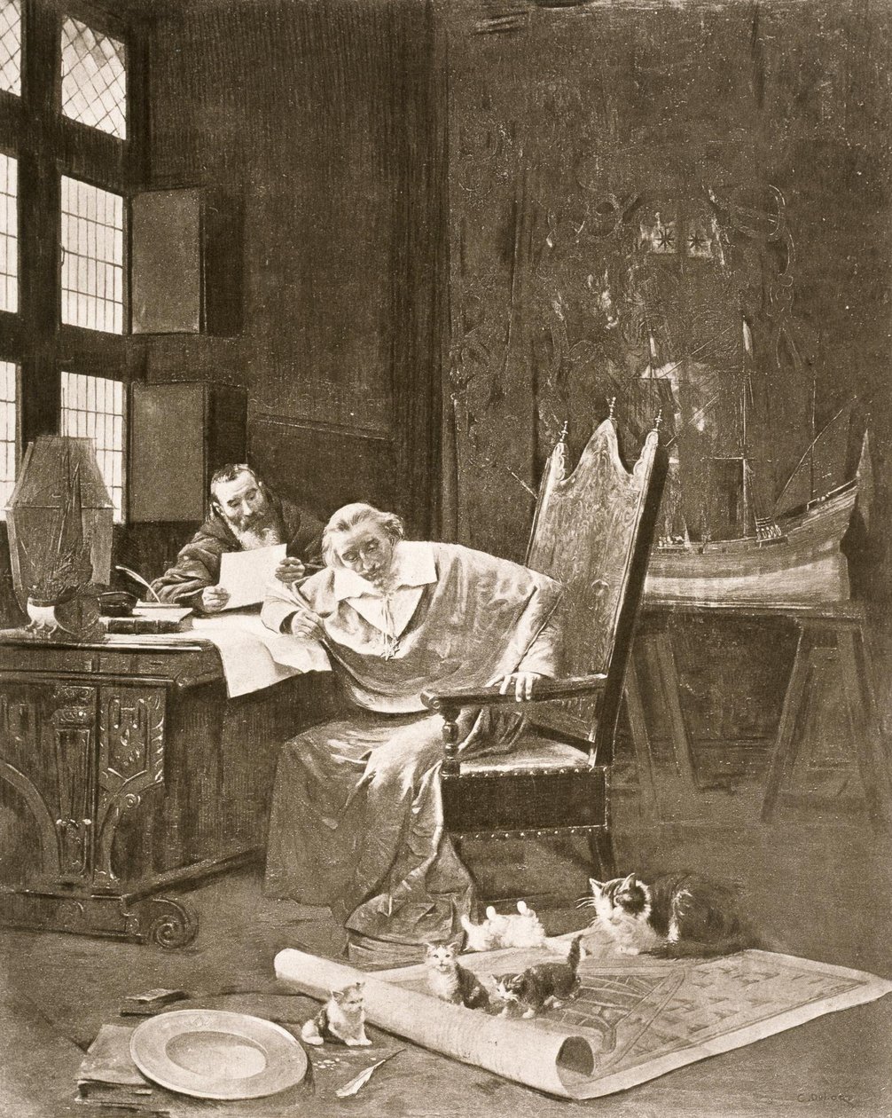 Richelieu e seus gatos de George Barrie