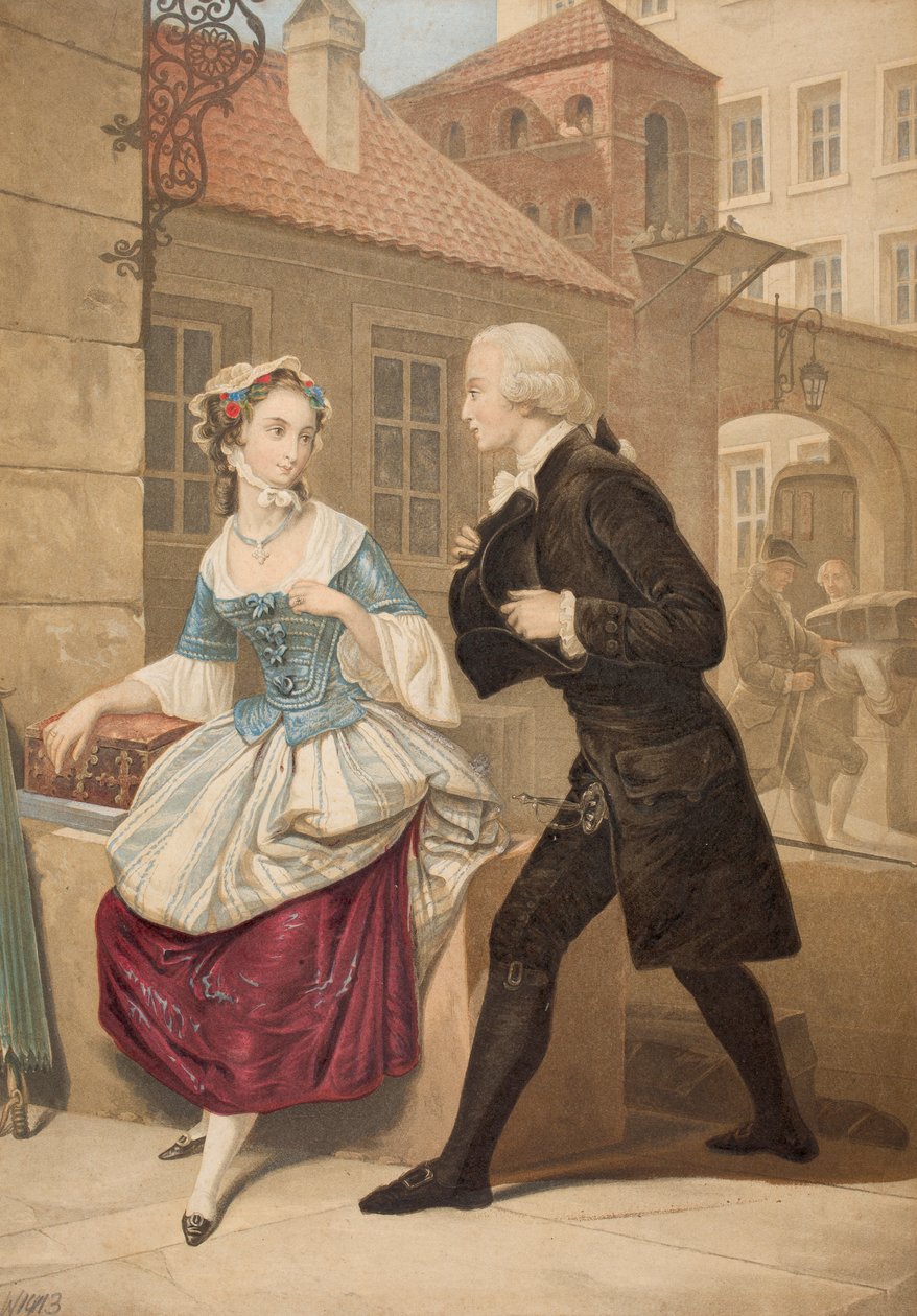 Primeiras Impressões, 1851 de George Baxter