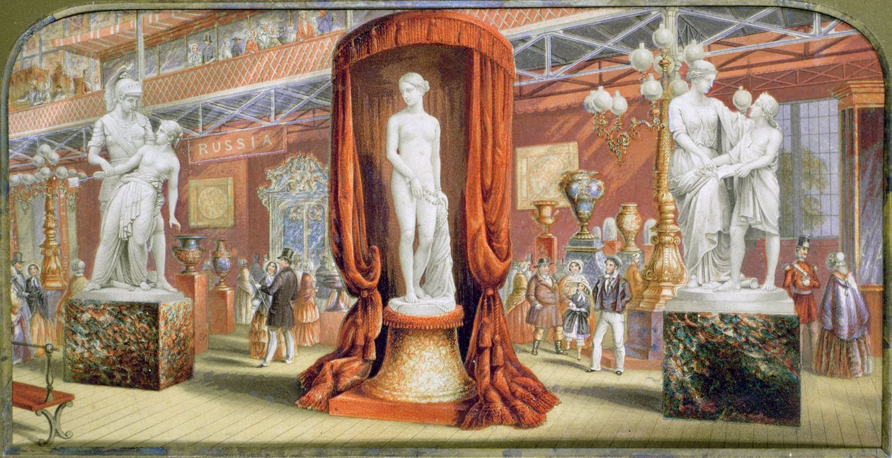 Grande Exposição, Departamento Russo de &39;Gems of the Great Exhibition&39;, 1851 (impressão) de George Baxter