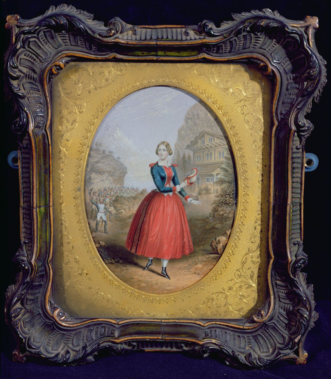 Jenny Lind (impressão a cores) de George Baxter