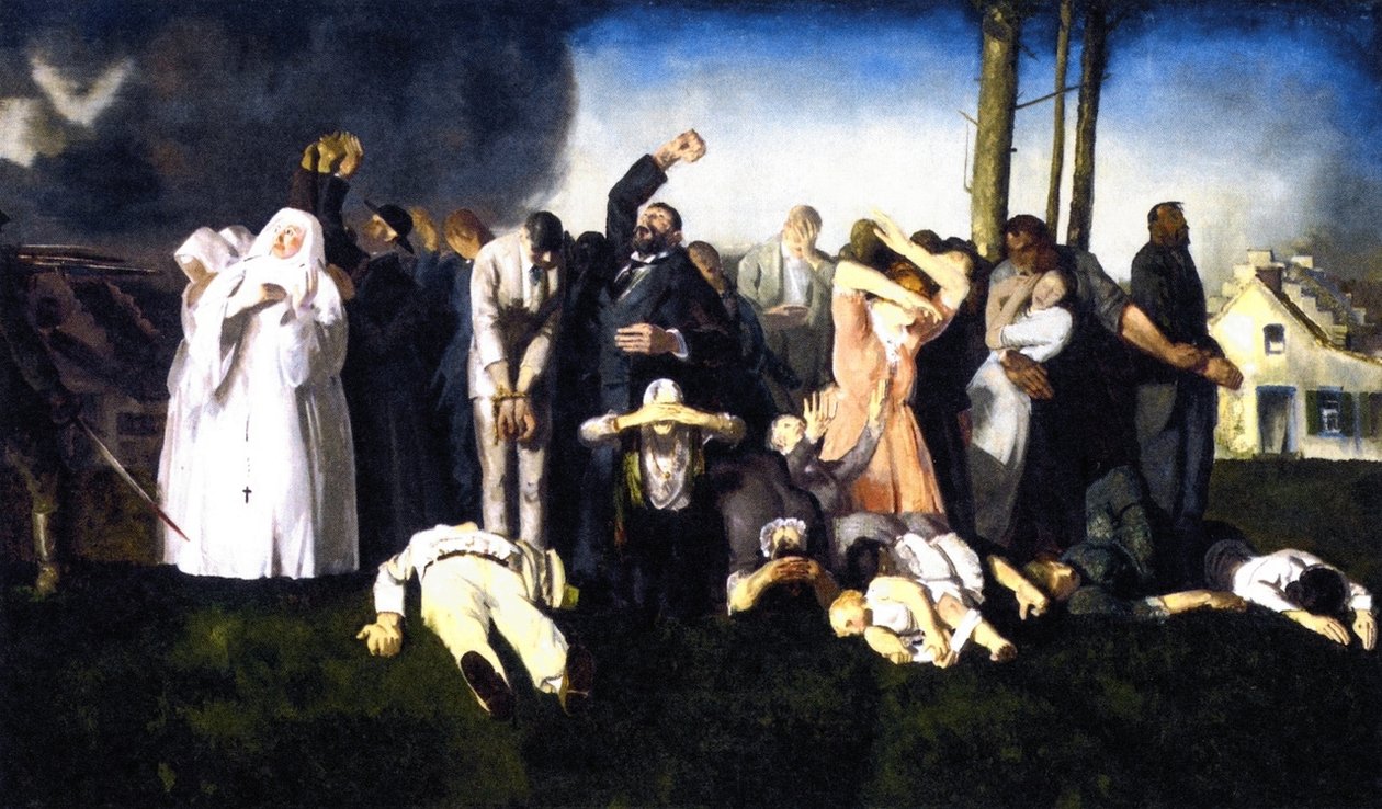 Massacre em Dinantn de George Wesley Bellows