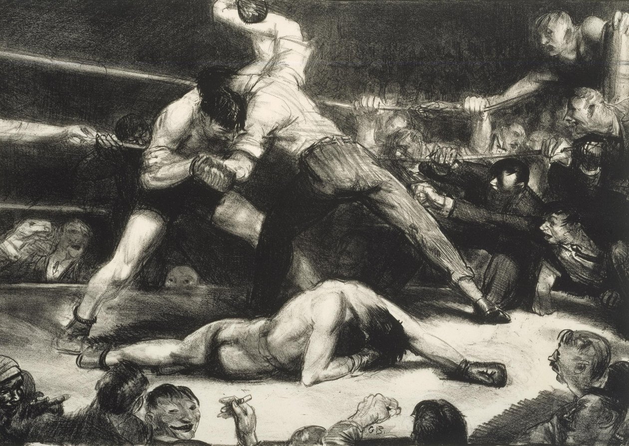 Um knock-out de George Wesley Bellows